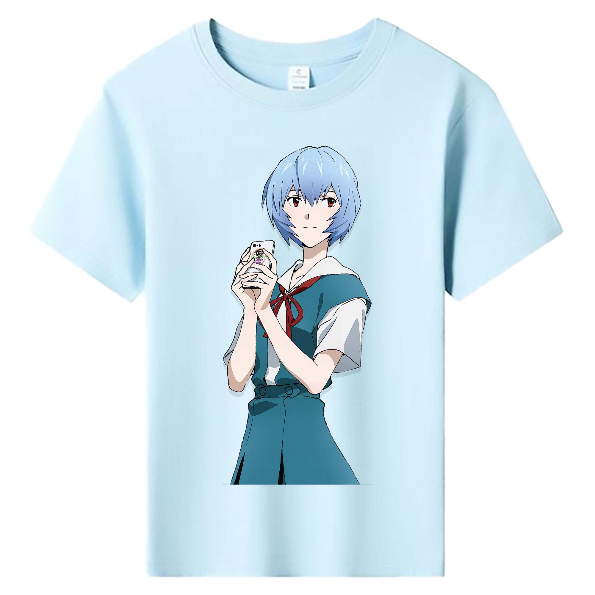 （画像用） EVA 新世紀エヴァンゲリオン 綿100％キッズTシャツ（フロントプリント）